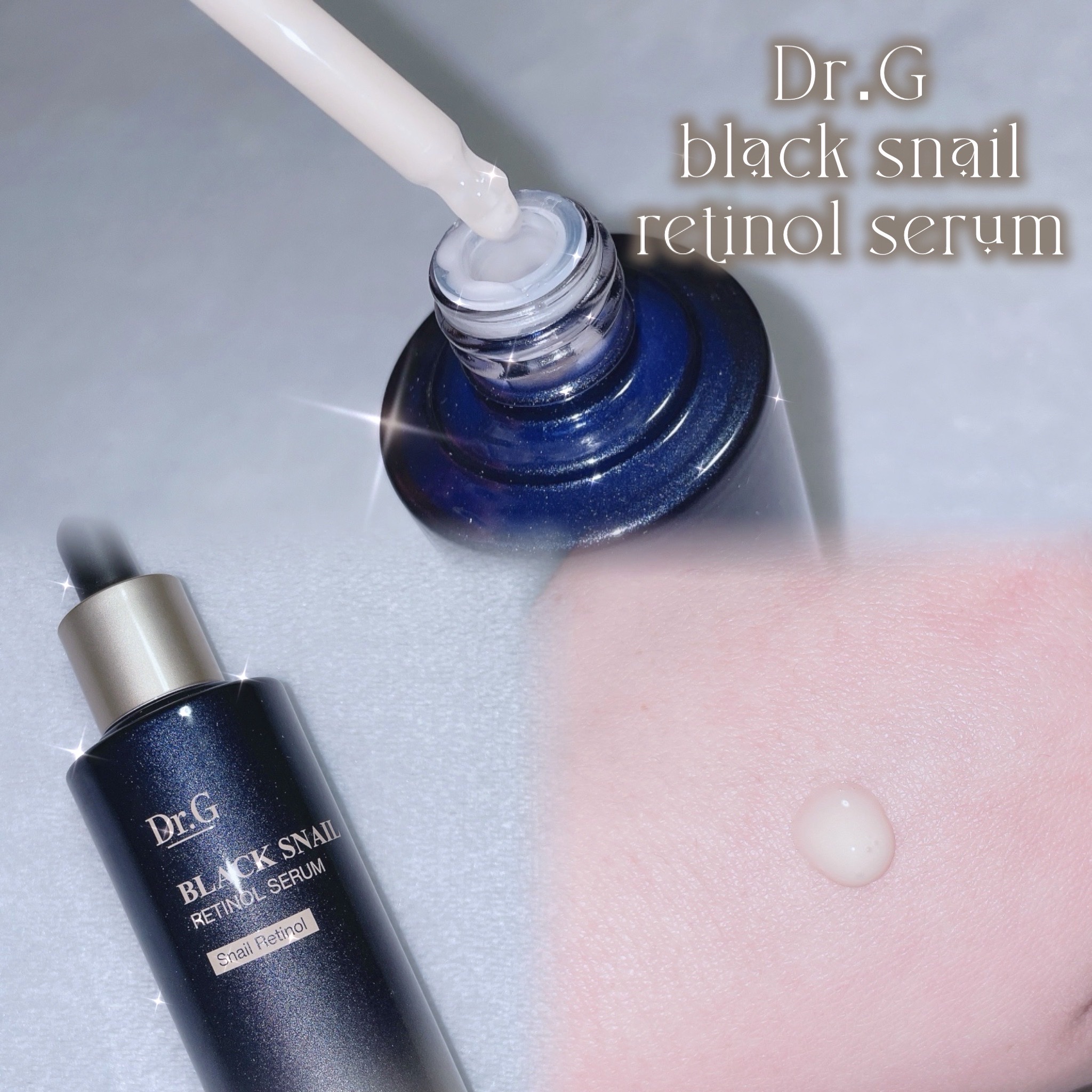 ‎⁦‪
‎✦ Dr.G
‎BLACK SNAIL RETINOL SERUM ˖ ࣪⊹

‎低刺激でありながらもしっかり効果を発揮❕敏感肌・薄肌さんにもおすすめできるレチノール✨

‎匂いも高級感のある香りがしてとても好き🫂💘

A反応