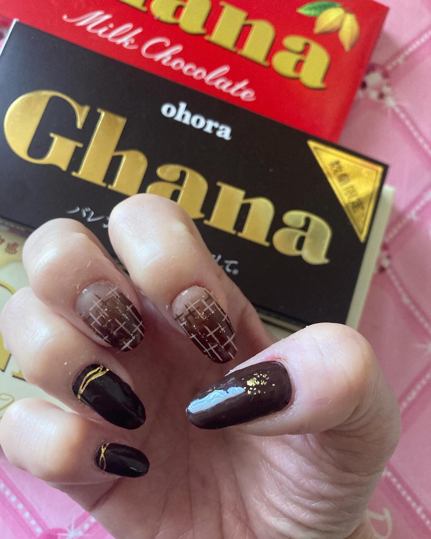 セミキュアジェルネイル(ハンド)/ohora/ネイルシールを使ったクチコミ(2枚目)