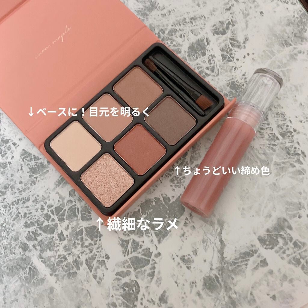アイカラーパレット/heme/アイシャドウパレットを使ったクチコミ(4枚目)