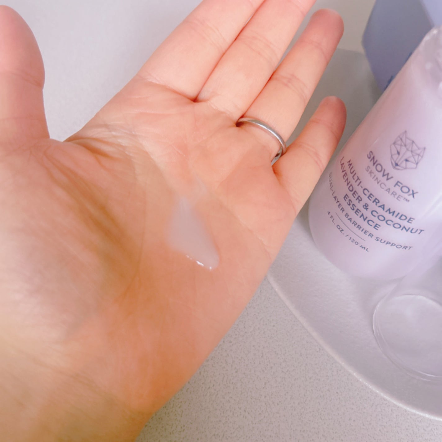 フレンチ ガーデン ミルキー エッセンス/SNOW FOX SKINCARE/美容液を使ったクチコミ(4枚目)