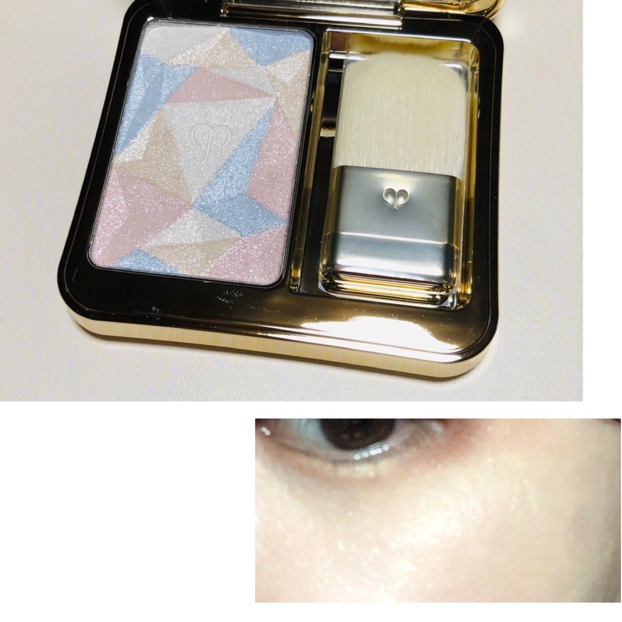 ル・レオスールデクラ /クレ・ド・ポー ボーテ/パウダーハイライトを使ったクチコミ(3枚目)