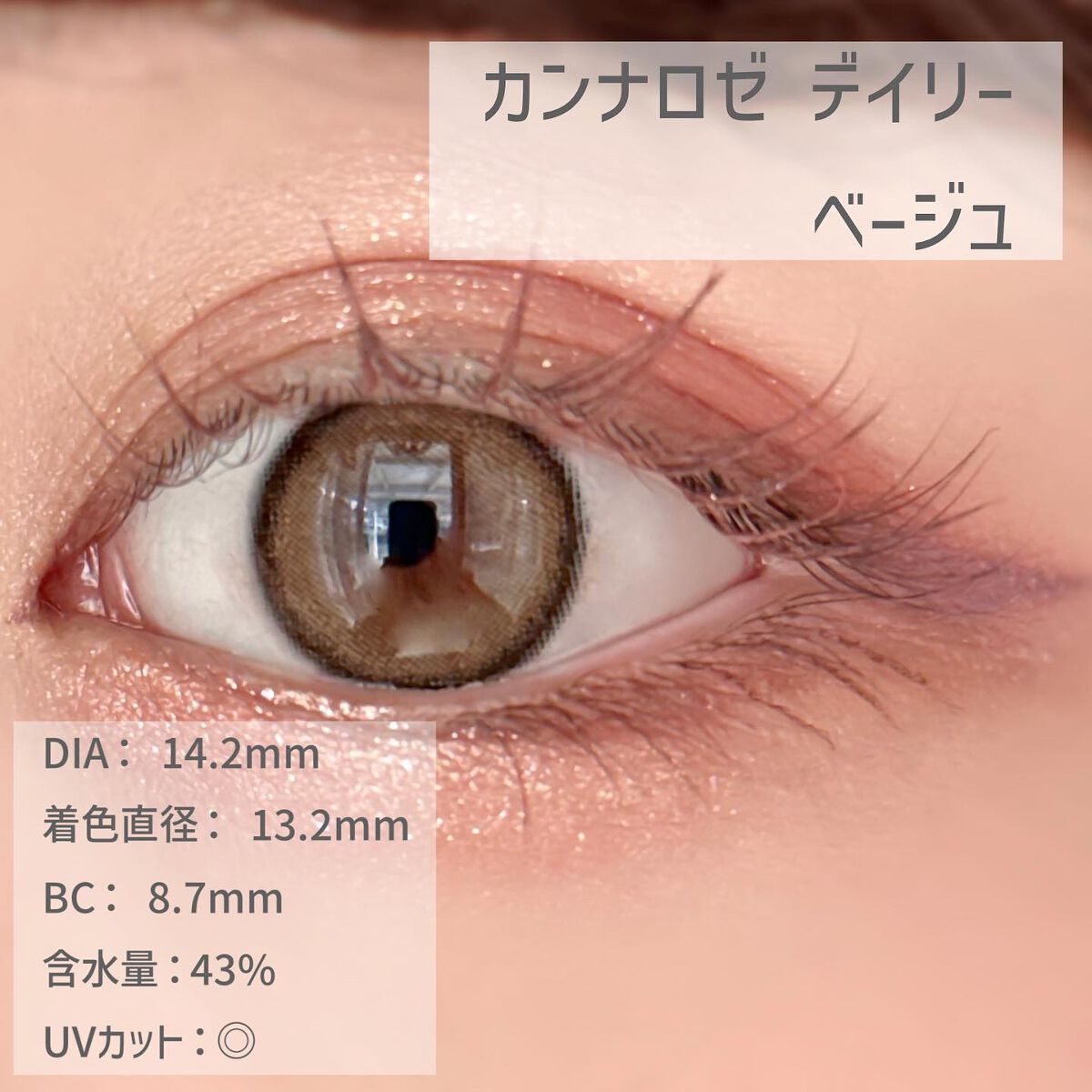 CANNA ROZE 1DAY/URIA/ワンデー（１DAY）カラコンを使ったクチコミ（2枚目）