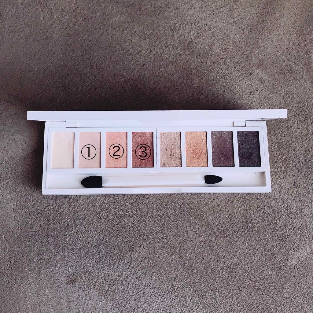グラマラスヌード アイパレット (クリスマスコフレ 2017)/Visée/メイクアップキットを使ったクチコミ(2枚目)