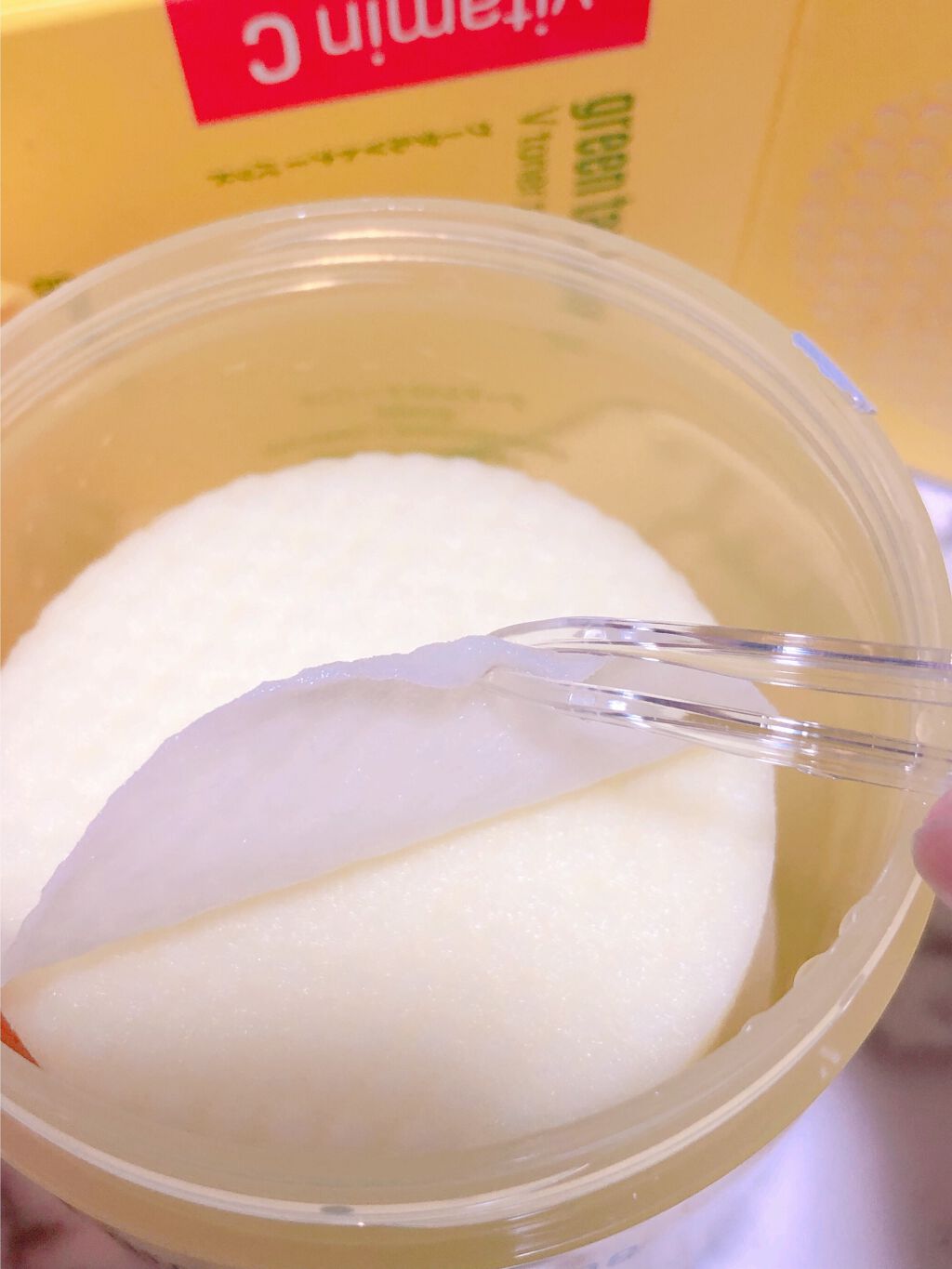 グリーンタンジェリン ビタCダークスポットケアパッド/goodal/トナーパッドを使ったクチコミ（3枚目）