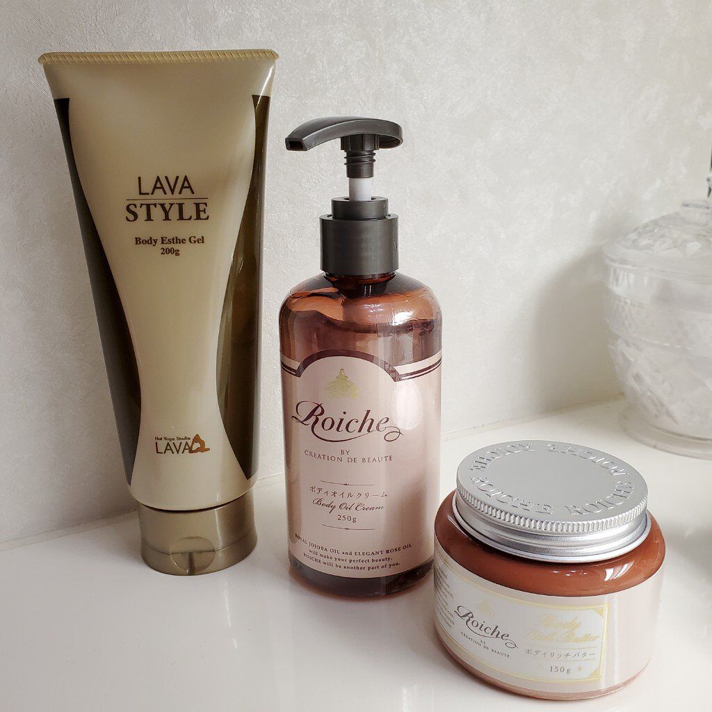 CDB ロイーシェ ボディオイルクリーム フェミニンローズ/Roiche/ボディクリームを使ったクチコミ（1枚目）