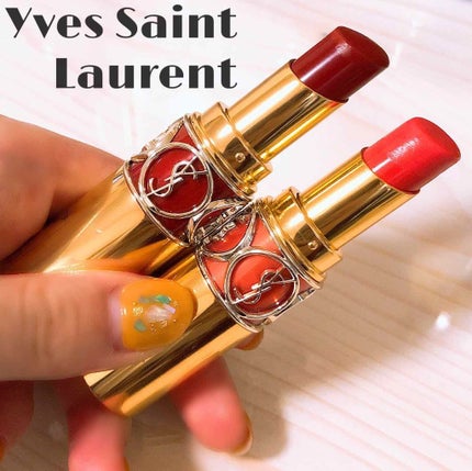 ルージュ ヴォリュプテ シャイン/YVES SAINT LAURENT BEAUTE/口紅を使ったクチコミ(1枚目)