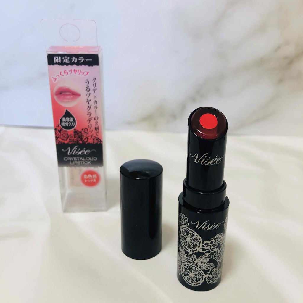 クリスタルデュオ リップスティック/Visée/口紅を使ったクチコミ(1枚目)