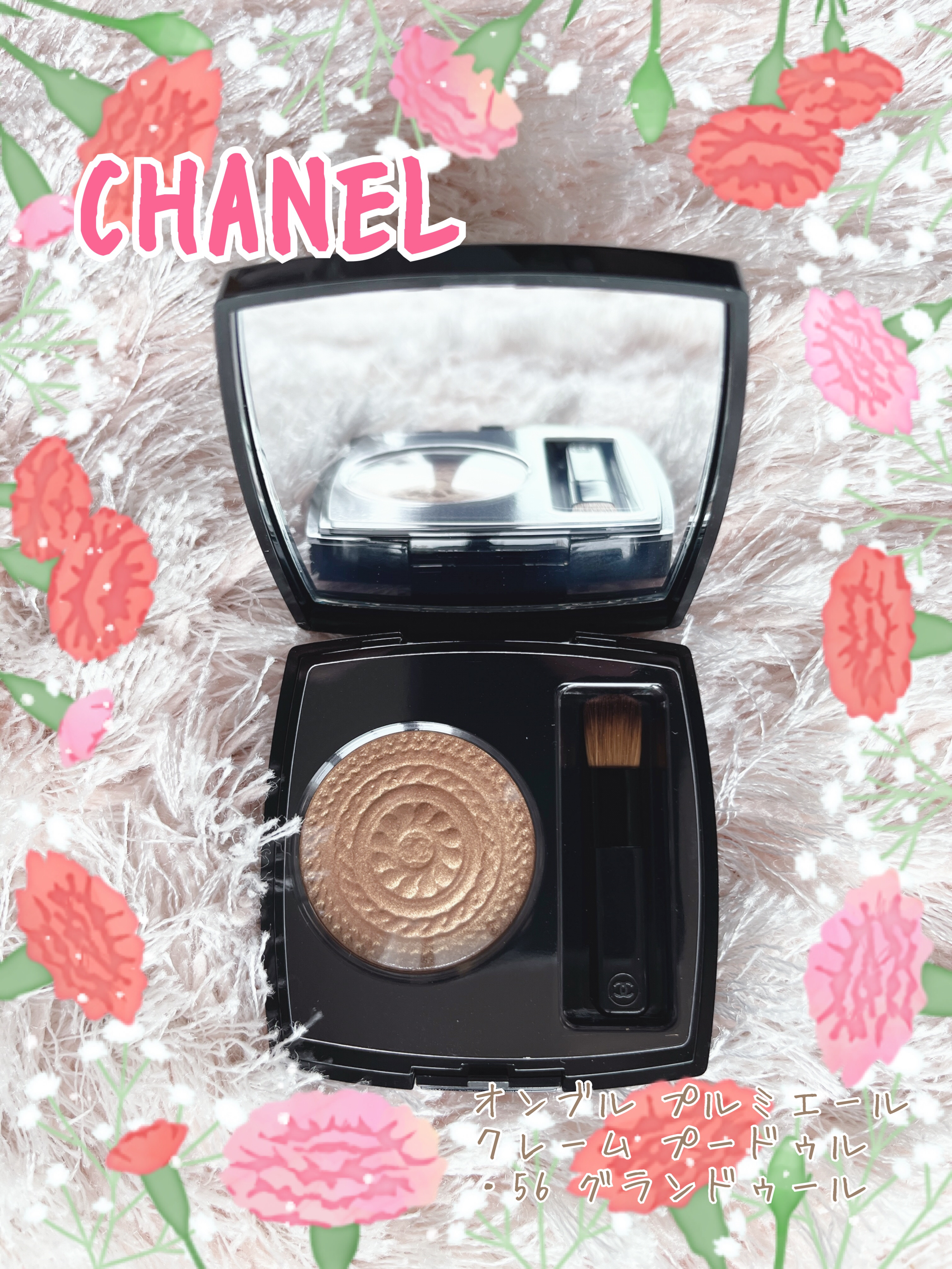 オンブル プルミエール クレーム プードゥル/CHANEL/単色アイシャドウを使ったクチコミ（1枚目）