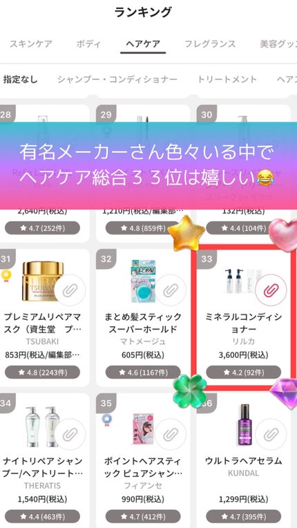 ミネラルコンディショナー/リルカ/アウトバストリートメントを使ったクチコミ(2枚目)