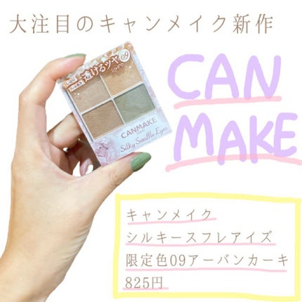 シルキースフレアイズ/キャンメイク/アイシャドウパレットを使ったクチコミ(1枚目)
