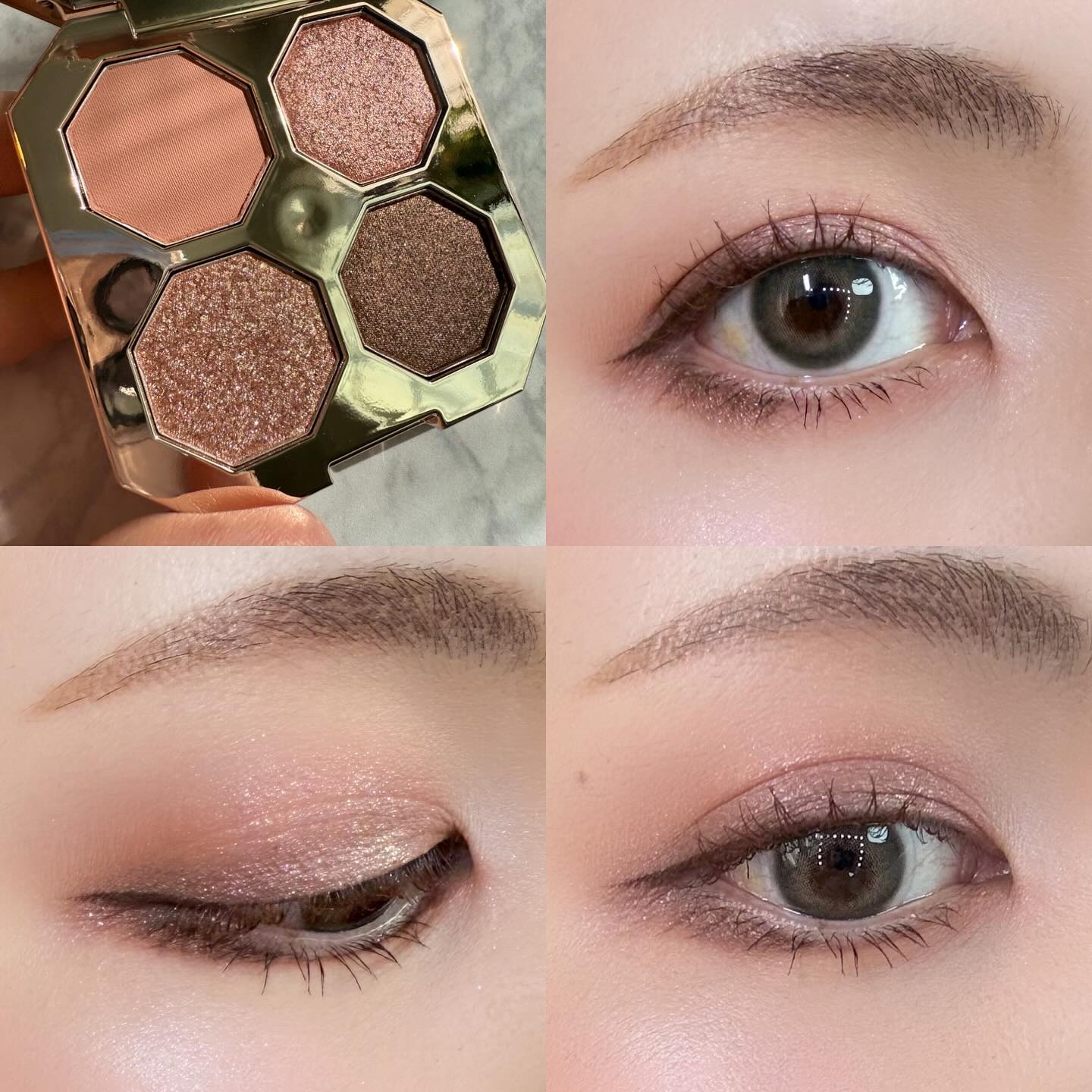 ドリームベルベットアイシャドウパレット/DEAR DAHLIA/アイシャドウパレットを使ったクチコミ（2枚目）