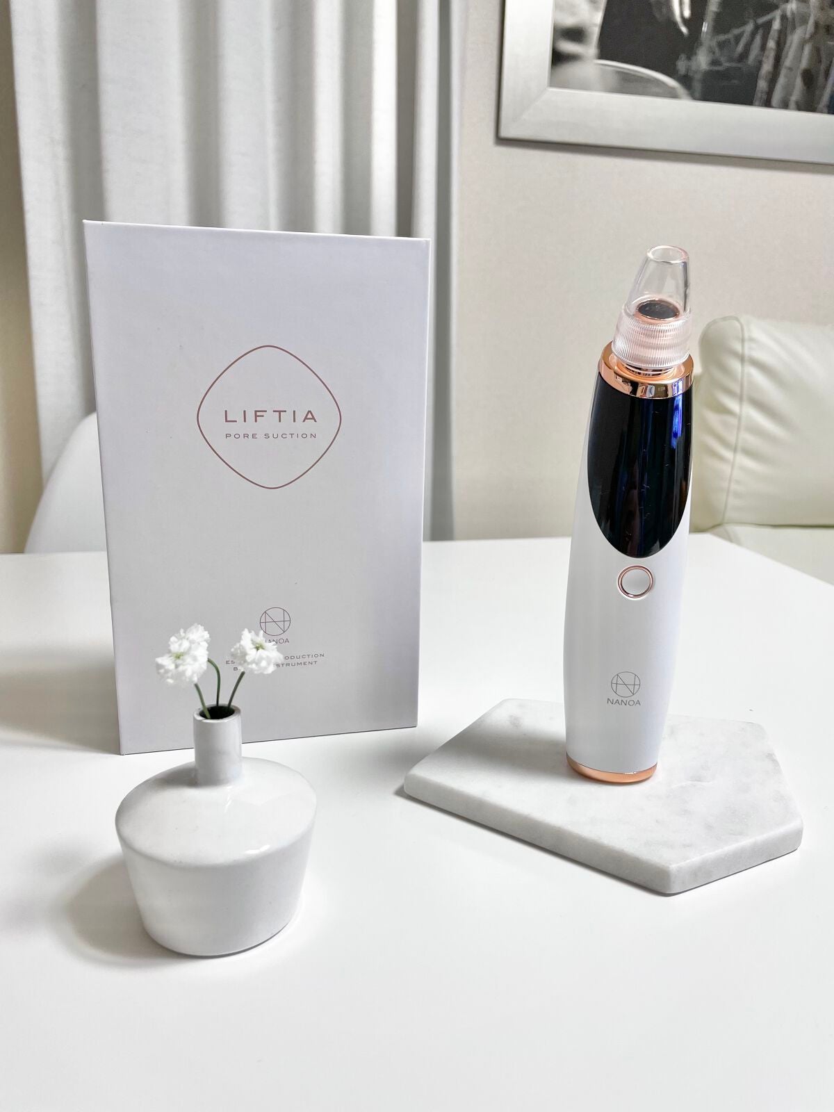 LIFTIA 毛穴吸引器/NANOA/美顔器・マッサージを使ったクチコミ(1枚目)