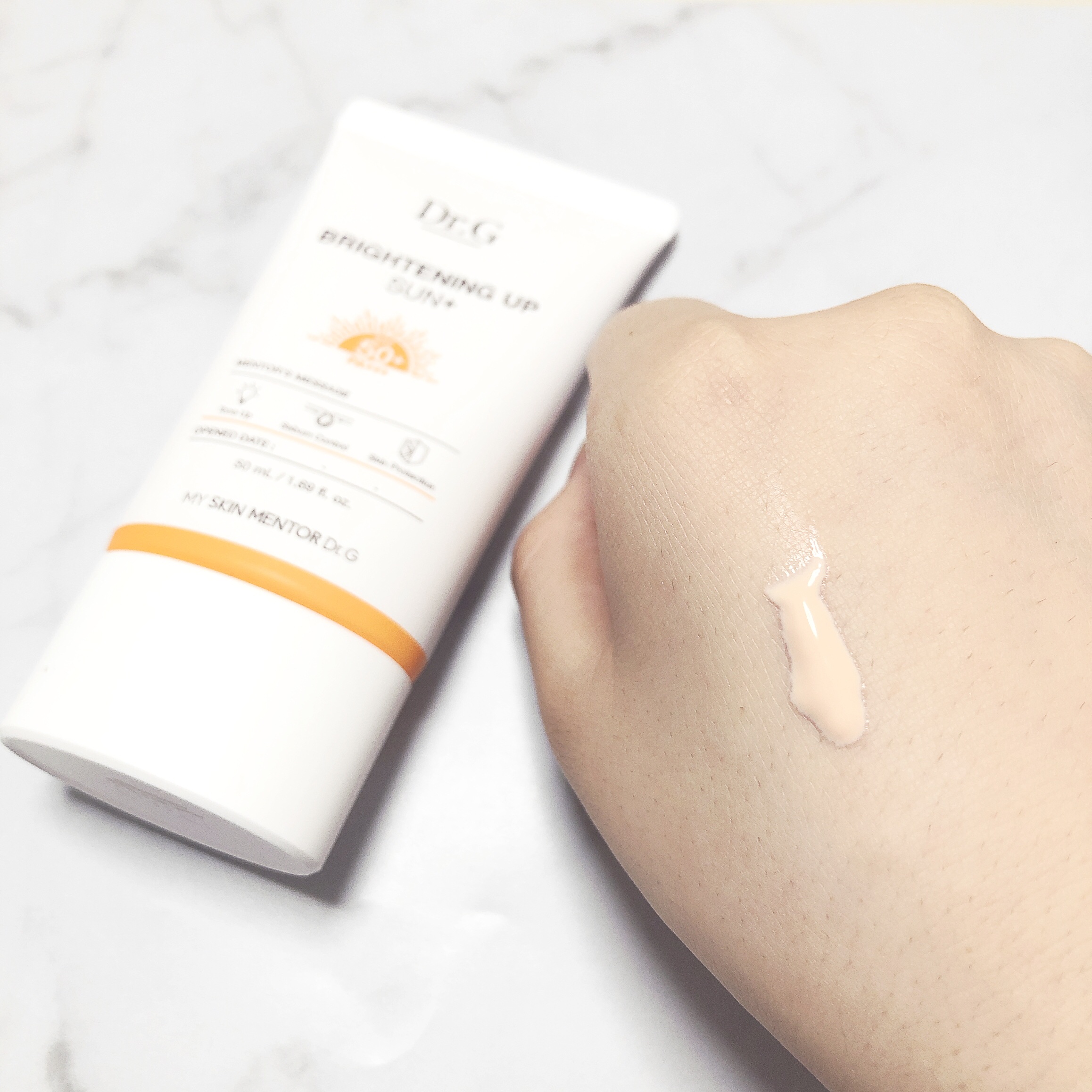 ブライトニングアップサンプラス/Dr.G/日焼け止めクリームを使ったクチコミ（3枚目）