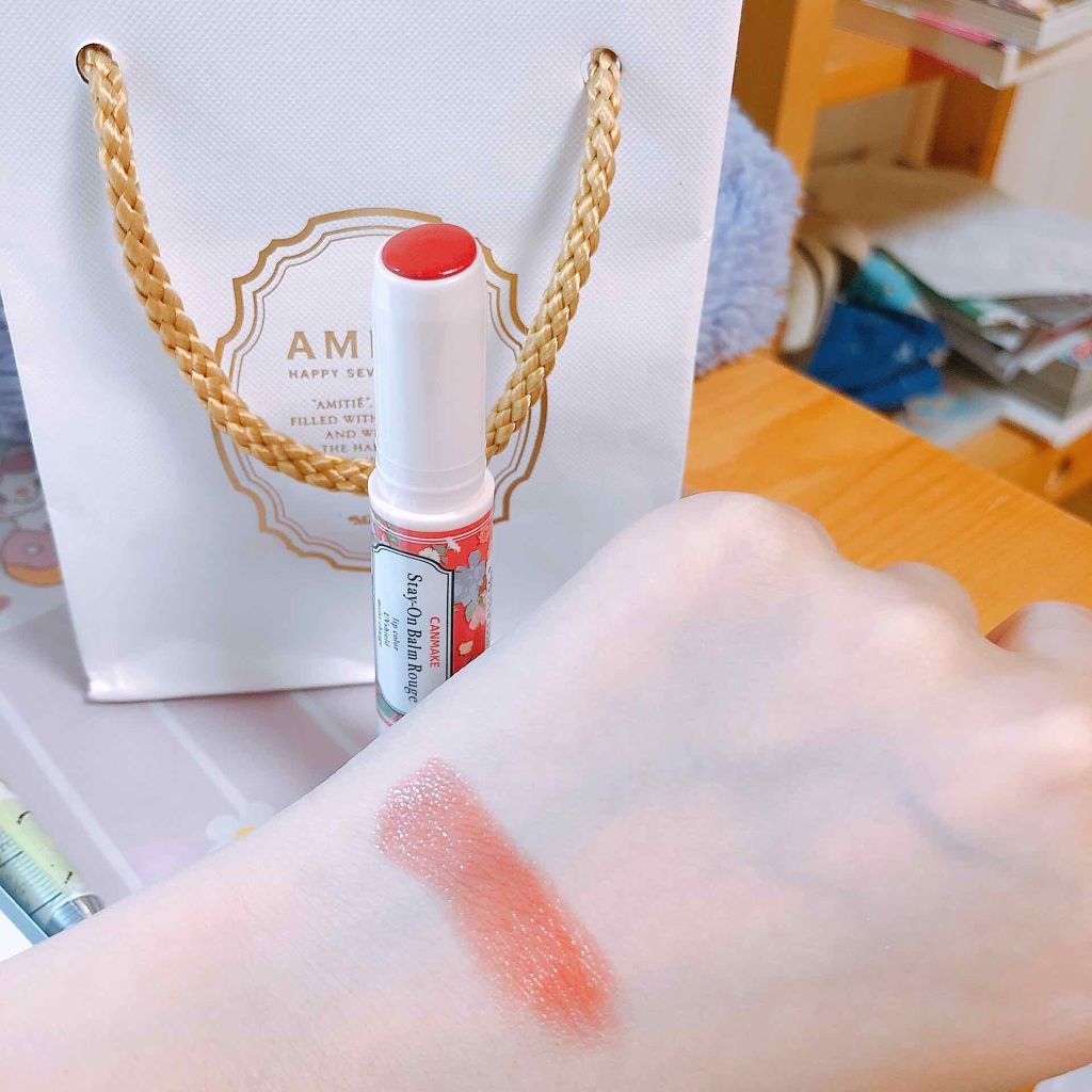 ステイオンバームルージュ/キャンメイク/口紅を使ったクチコミ（2枚目）