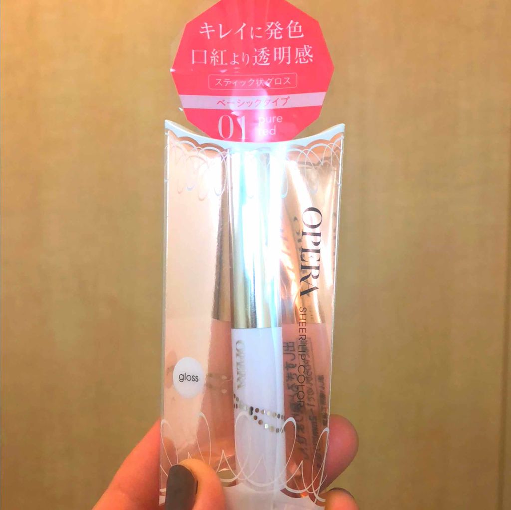 オペラ シアーリップカラー RN/OPERA/リップグロスを使ったクチコミ(1枚目)