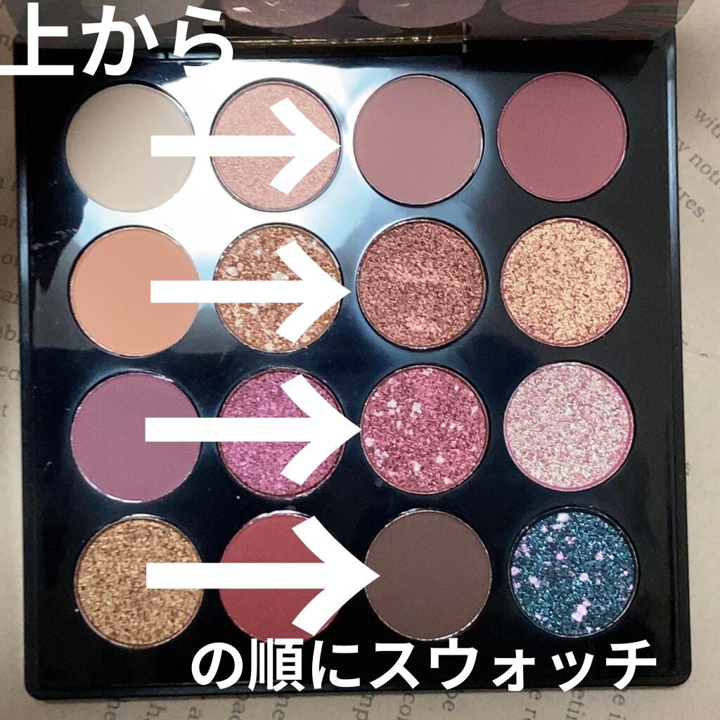 大英博物館 エジプトシリーズ アイシャドウパレット/ZEESEA/アイシャドウパレットを使ったクチコミ(5枚目)