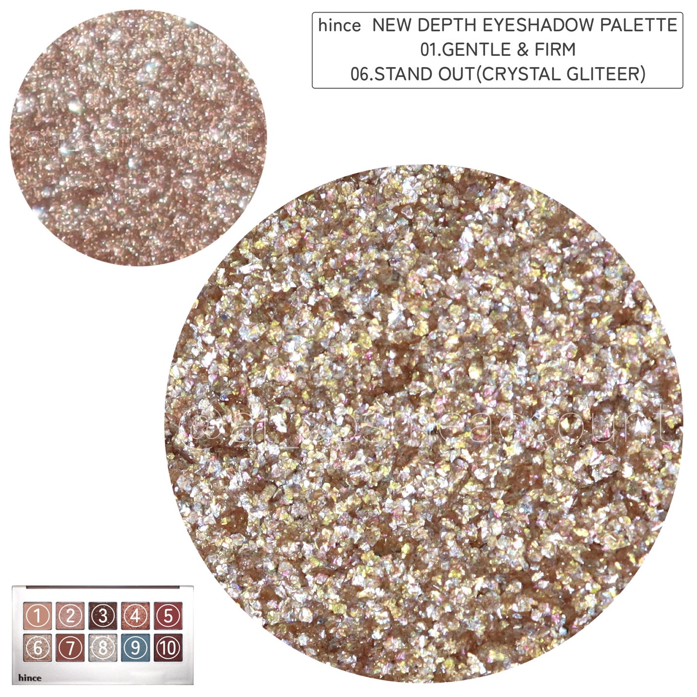 ニューデップスアイシャドウパレット/hince/アイシャドウパレットを使ったクチコミ(3枚目)