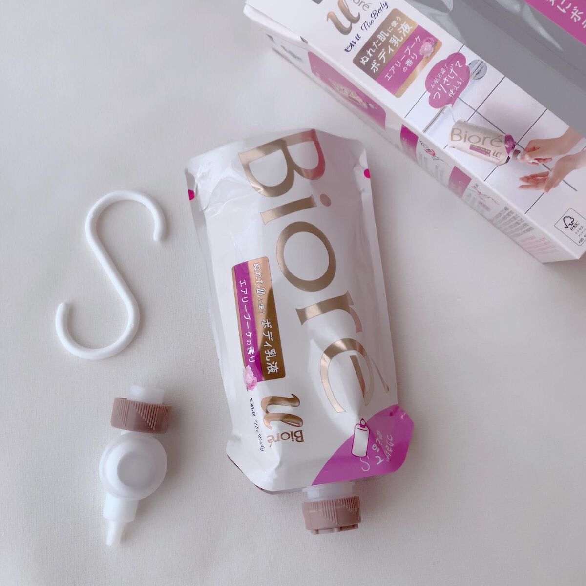 ザ ボディ ぬれた肌に使うボディ乳液 エアリーブーケの香り/ビオレu/ボディミルクを使ったクチコミ（1枚目）