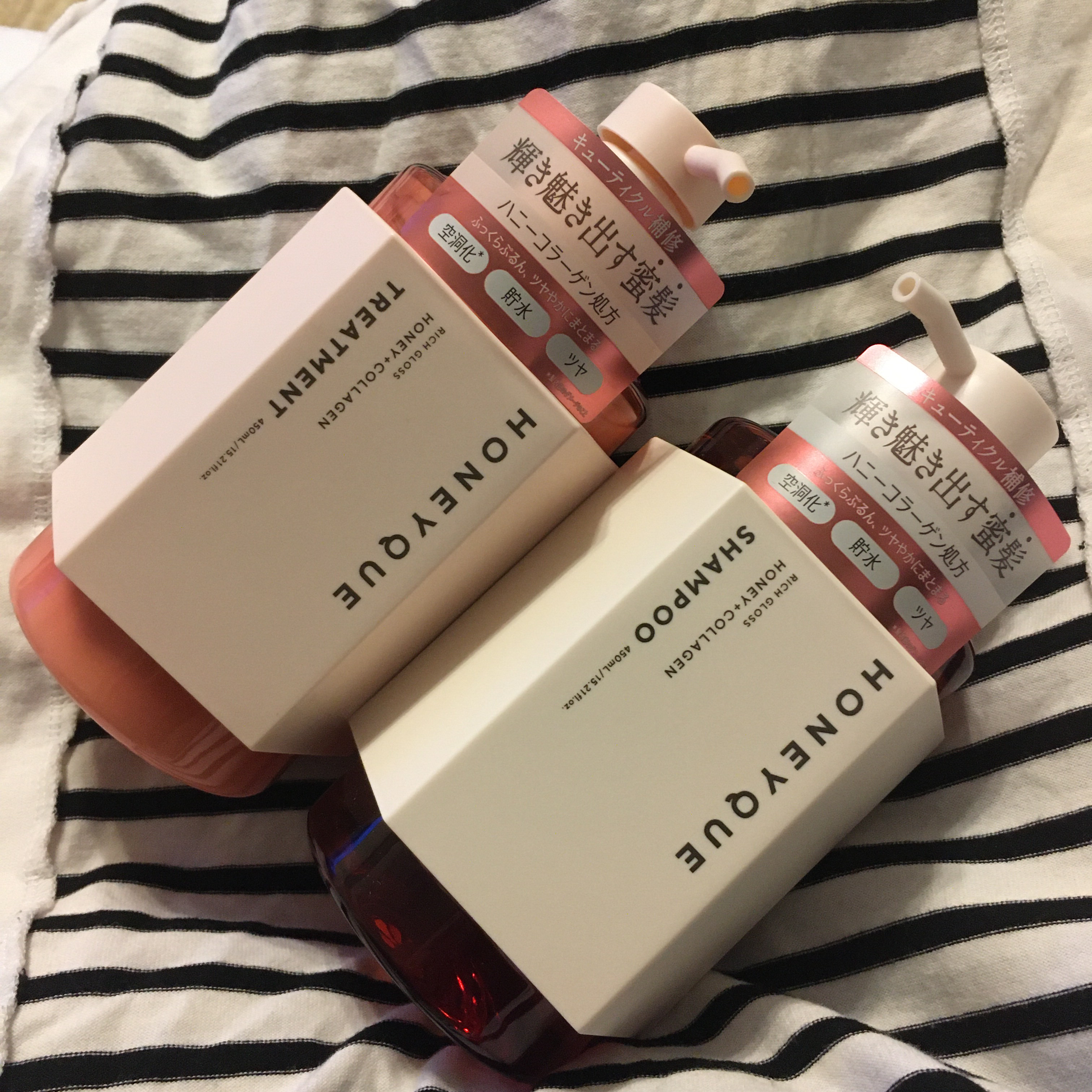 リッチグロス シャンプー シャイニー／ヘアトリートメント シャイニー/ハニーク/市販シャンプーを使ったクチコミ（1枚目）