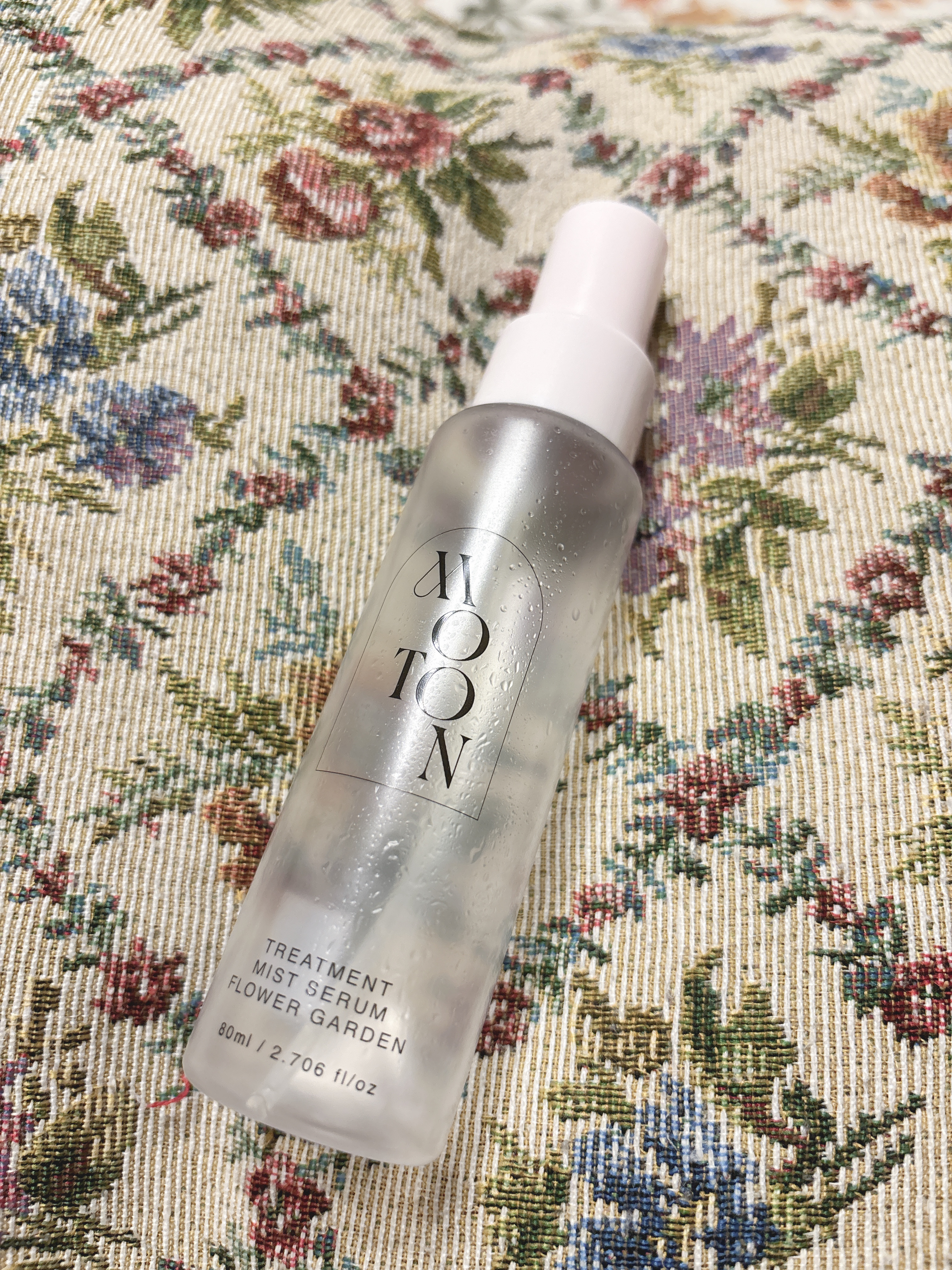MOTON トリートメントミストセラム フラワーガーデン/MOTON/ヘアミストを使ったクチコミ（1枚目）