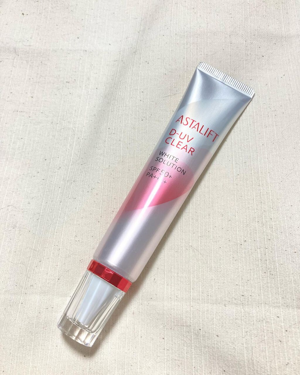 D-UVクリア ホワイトソリューション/アスタリフト/日焼け止めクリームを使ったクチコミ(1枚目)