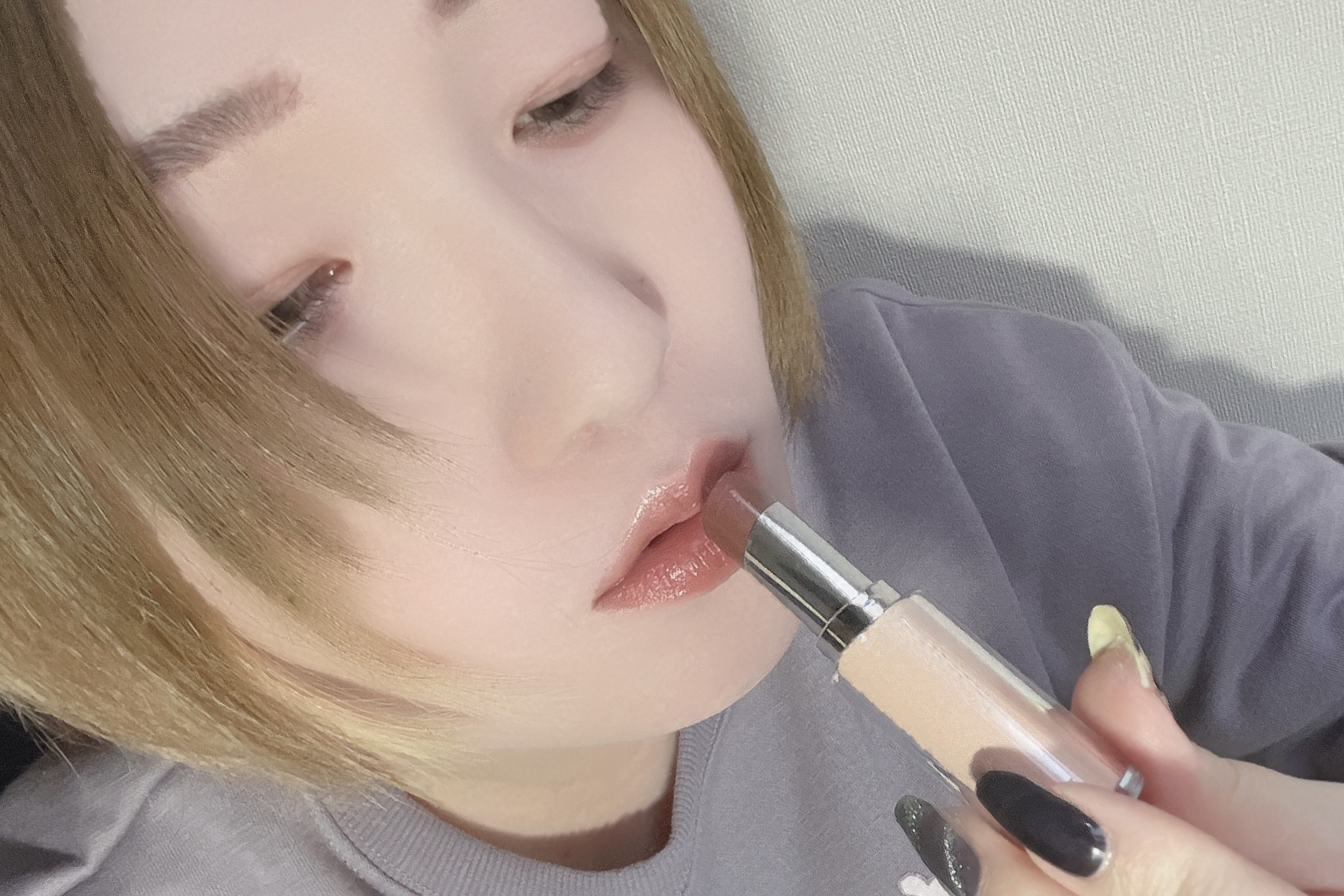 ボンディンググロウリップスティック/Laka/口紅を使ったクチコミ（3枚目）