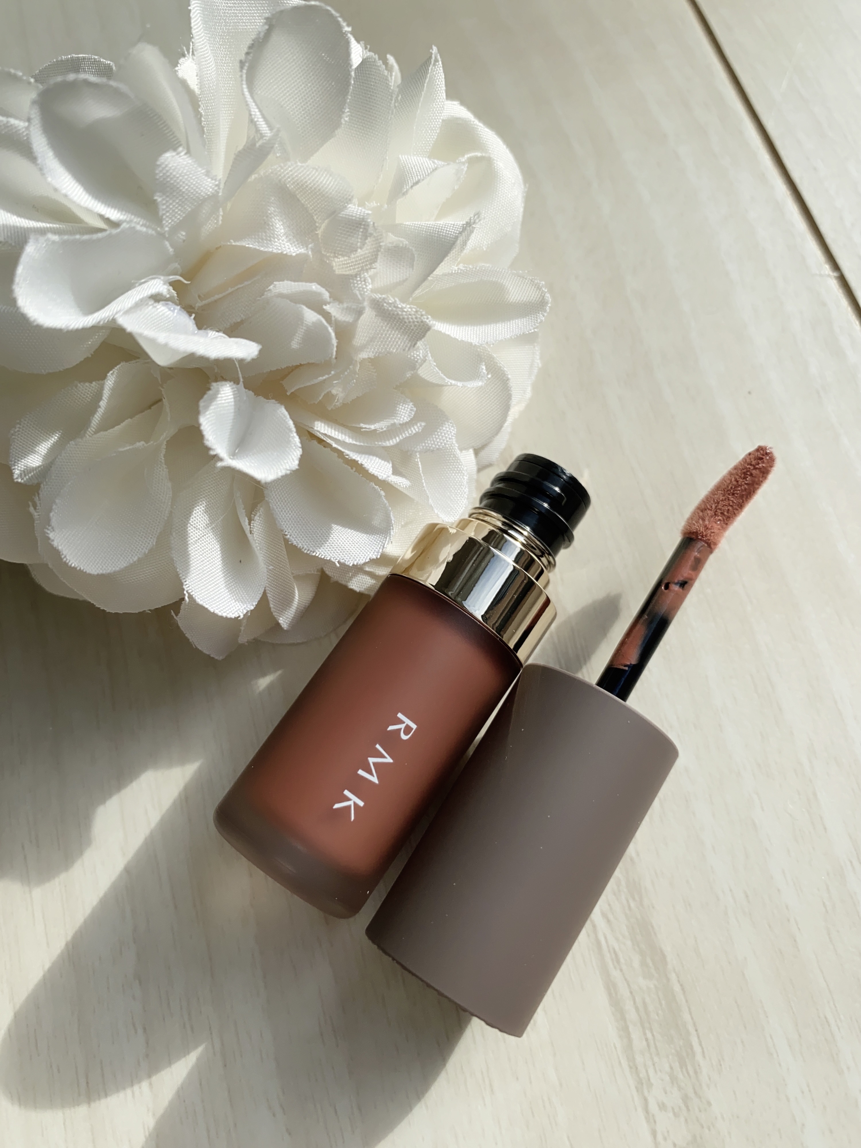 RMK リクイド リップカラー 02 ウォーム バタースコッチ/RMK/口紅を使ったクチコミ（2枚目）