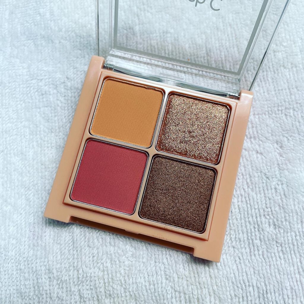 フォーリング イン アイシャドウ パレット  02 フォーリングインピーチ/Peach C/アイシャドウパレットを使ったクチコミ（3枚目）
