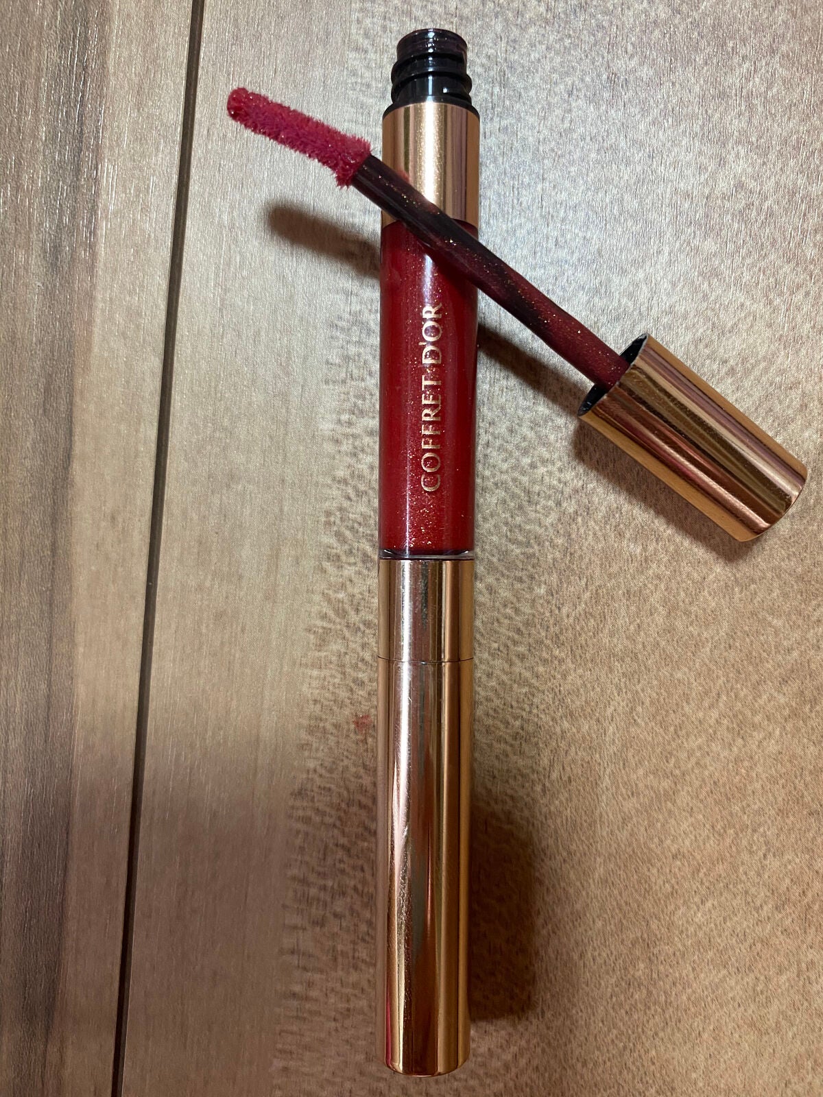 さちちょす♡フォロバします☆ on LIPS 「【使った商品】コフレドールコントゥワリップデュオ🍒【色味】ラメ..」(2枚目)