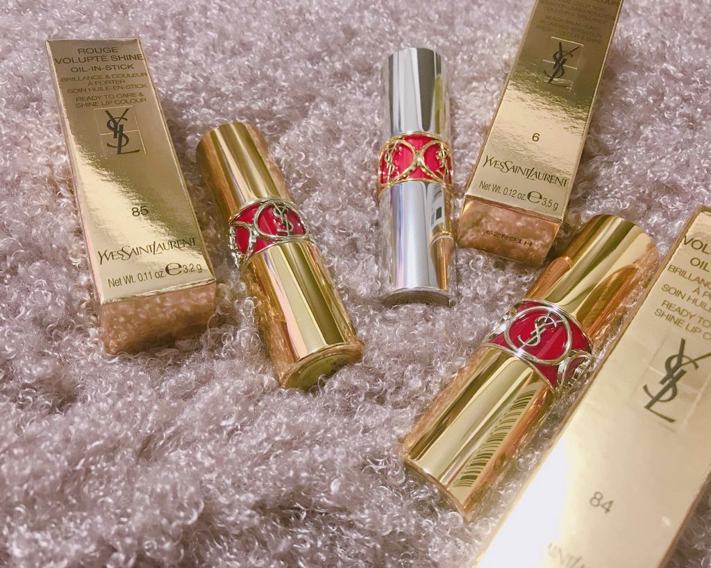 ルージュ ヴォリュプテ シャイン/YVES SAINT LAURENT BEAUTE/口紅を使ったクチコミ（1枚目）