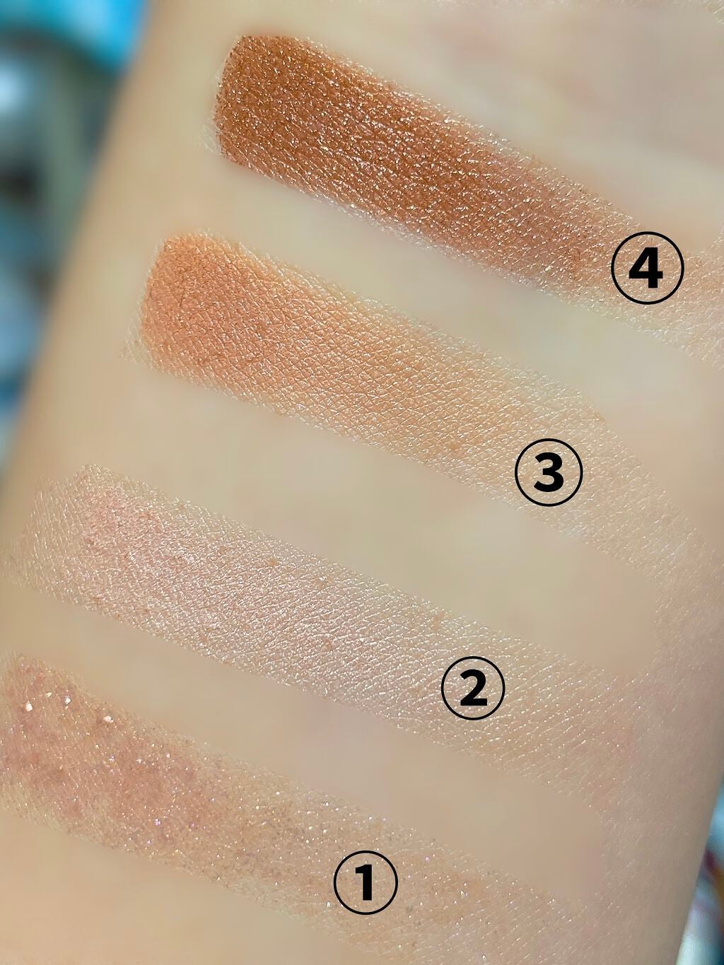 ベージュトーンアイシャドウ/CEZANNE/アイシャドウパレットを使ったクチコミ(4枚目)