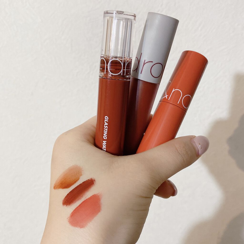 ジューシーラスティングティント/rom&nd/リップティントを使ったクチコミ（1枚目）