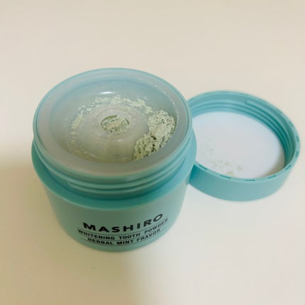 MASHIRO 薬用ホワイトニングパウダー ハーブミント/MASHIRO/歯磨き粉を使ったクチコミ(2枚目)