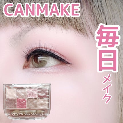 プティパレットアイズ(マットタイプ)/キャンメイク/パウダーアイシャドウを使ったクチコミ(1枚目)