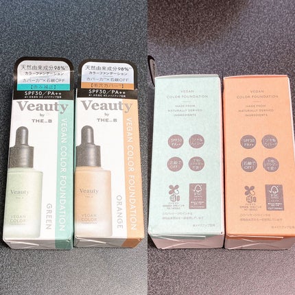 ヴィーガン カラーファンデーション/Veauty by THE_B/リキッドファンデーションを使ったクチコミ(2枚目)