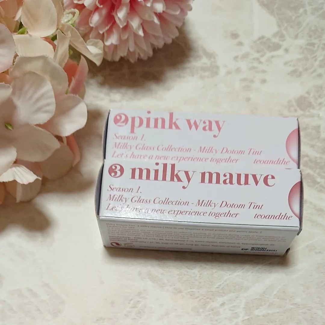 teo and the Milky Dotom Tint/タオアンダー/リップグロスを使ったクチコミ（2枚目）