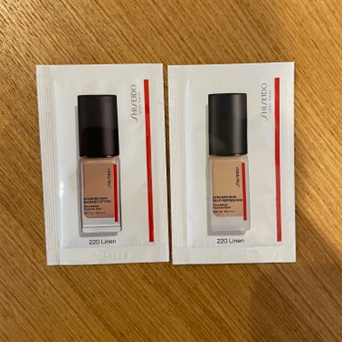 シンクロスキン セルフリフレッシング ファンデーション 220 Linen/SHISEIDO/リキッドファンデーションを使ったクチコミ（1枚目）