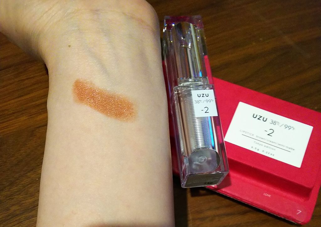  38°C / 99°F Lipstick <TOKYO>/UZU BY FLOWFUSHI/口紅を使ったクチコミ（2枚目）