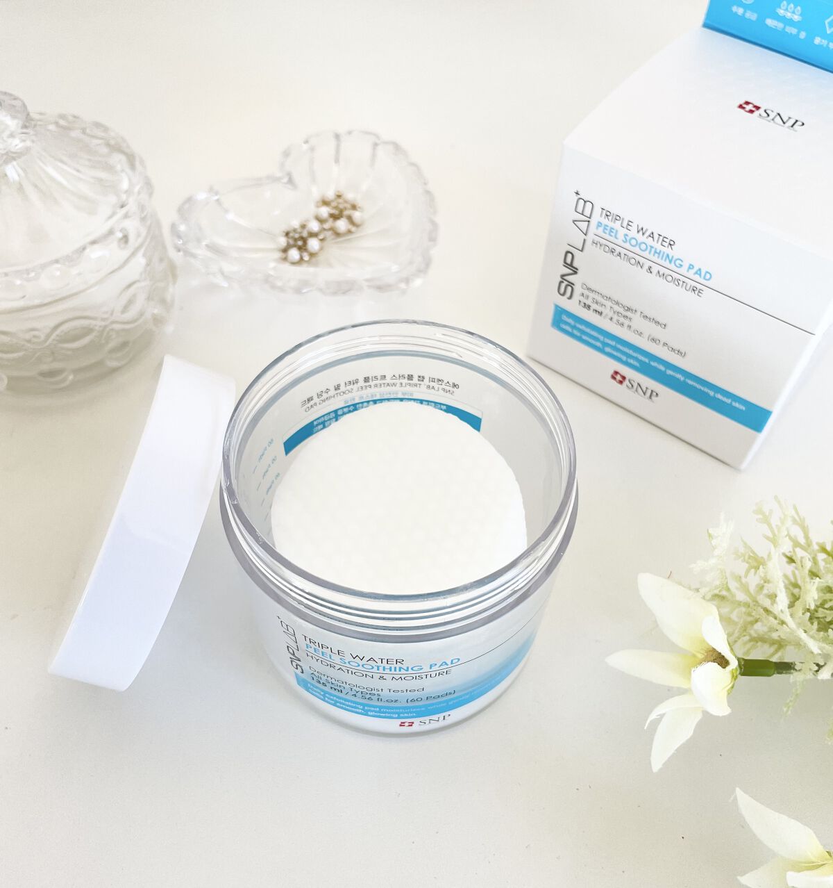 TRIPLE WATER PEEL SOOTHING PAD/SNP/ピーリングを使ったクチコミ（1枚目）