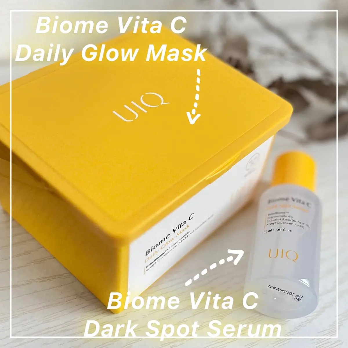 バイオームビタCグローデイリーシートマスク/UIQ/シートマスク・パックを使ったクチコミ（2枚目）