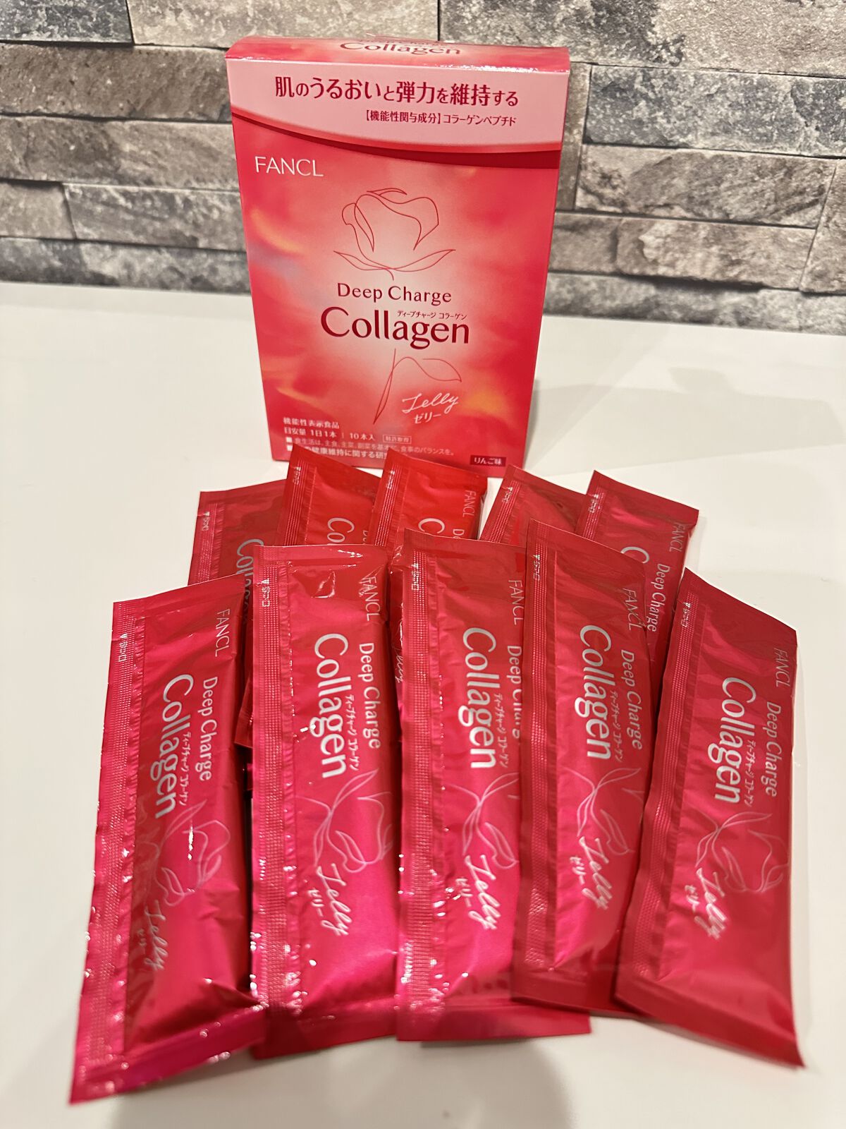 ディープチャージ  コラーゲン スティックゼリー/ファンケル/美容サプリメントを使ったクチコミ（3枚目）