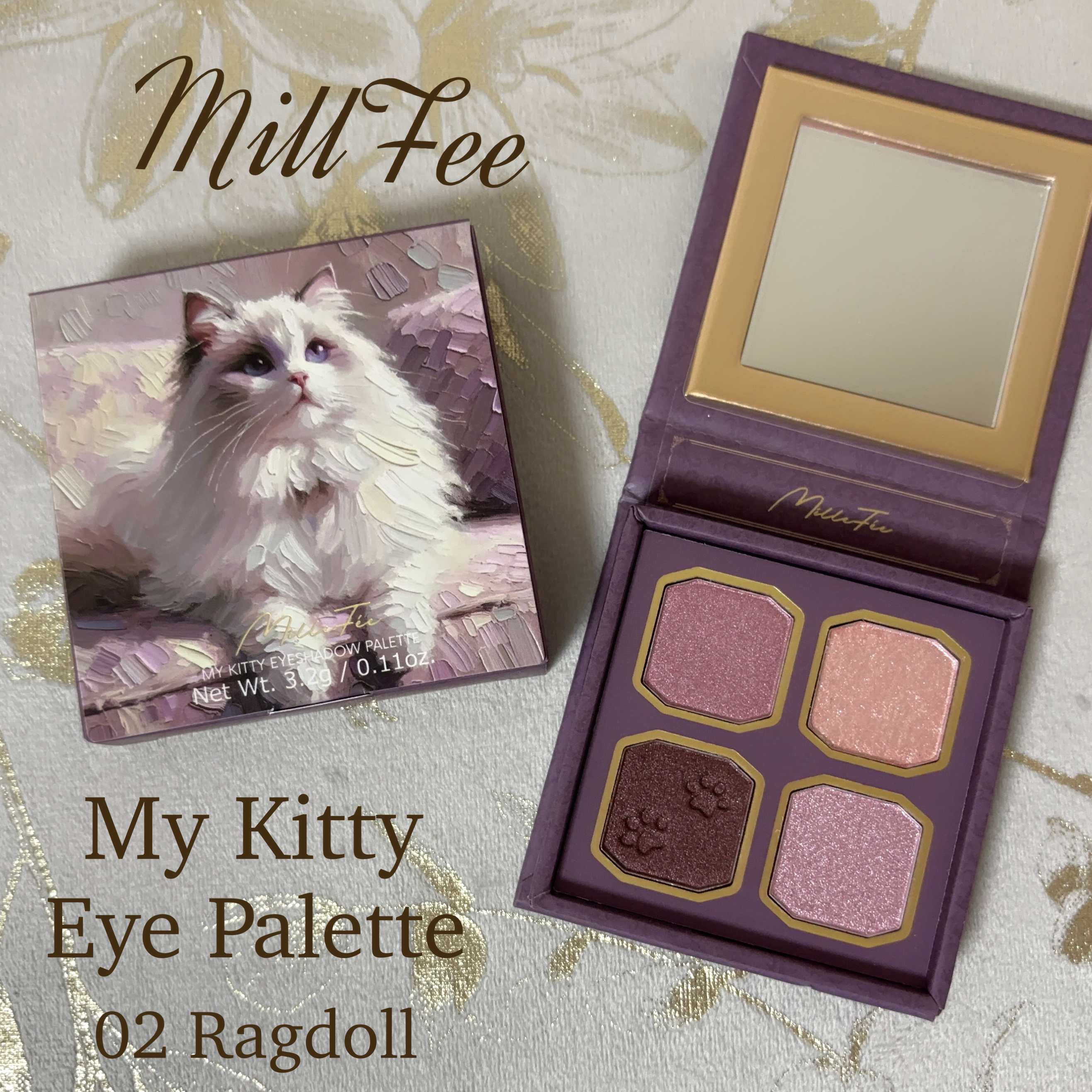 マイキティアイパレット/MilleFée/アイシャドウパレットを使ったクチコミ（2枚目）