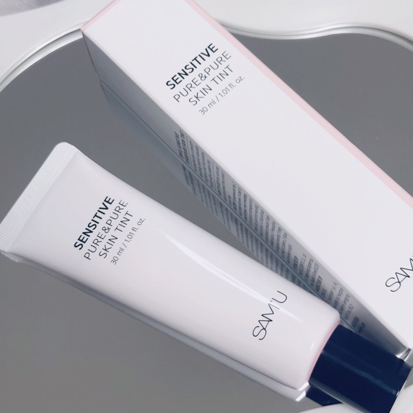 センシティブピュア&ピュアスキンティント/SAM'U/化粧下地を使ったクチコミ(4枚目)