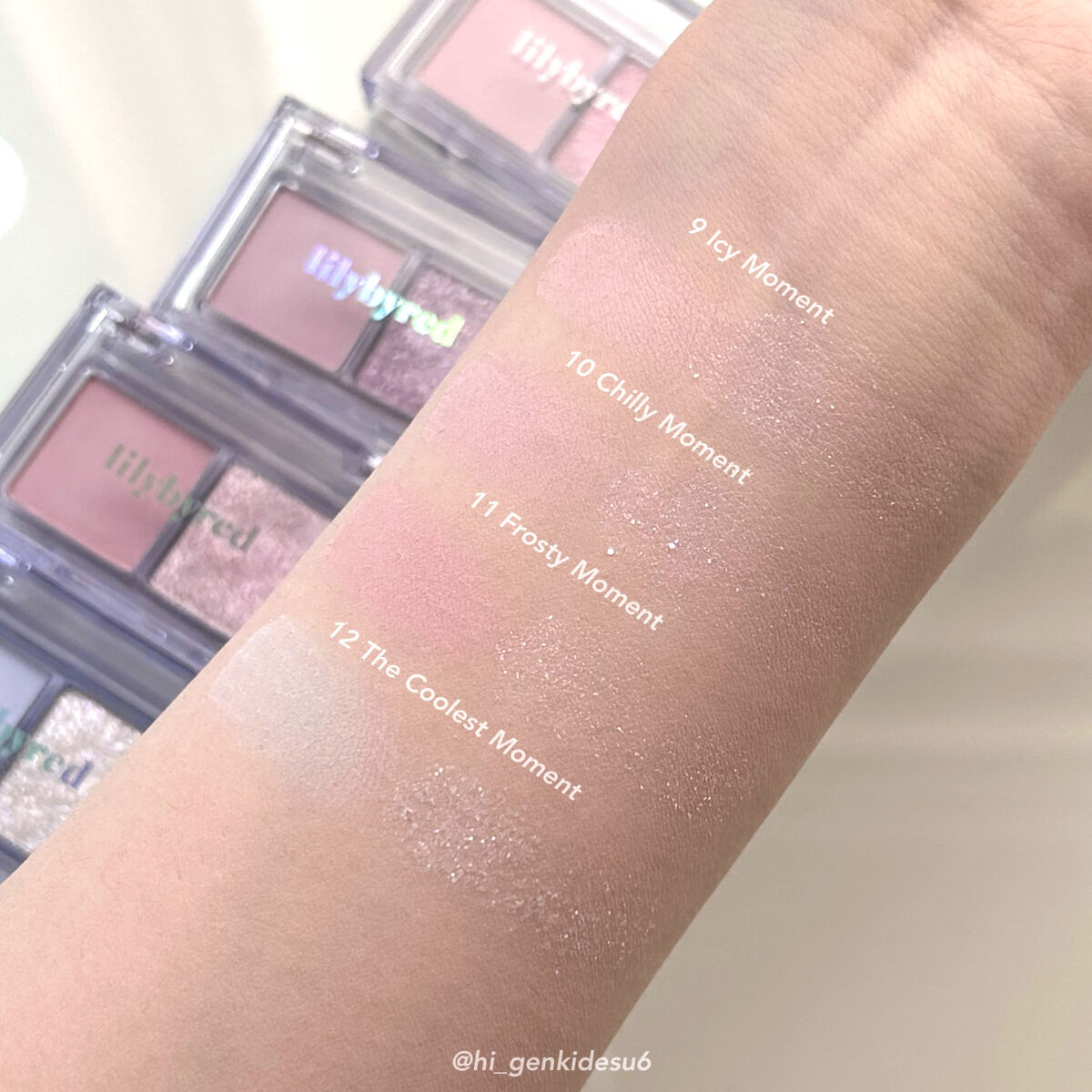 Little Bitty Moment Shadow/lilybyred/アイシャドウパレットを使ったクチコミ（2枚目）