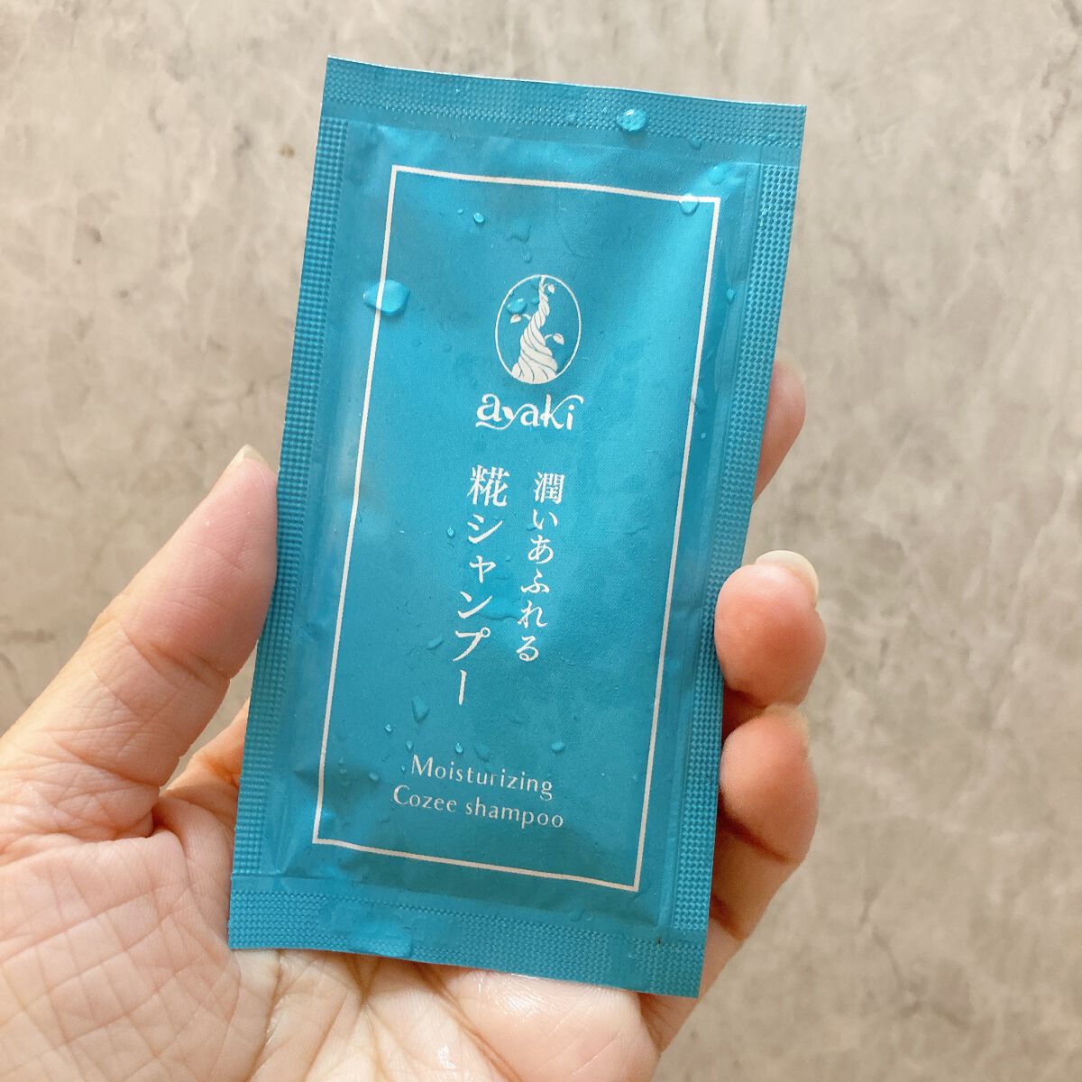 ayaki 潤いあふれる糀シャンプーのクチコミ「サンプル使用　
かもなく不可もなくです
オーガニック系なのに比較的泡立ちもよく使い続けたら地肌.....」（1枚目）