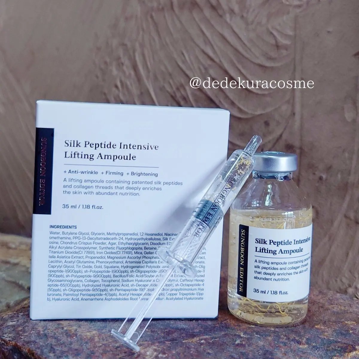 シルクペプチドインテンシブリフティングアンプル/SUNGBOON EDITOR（成分エディター）/美容液を使ったクチコミ（1枚目）