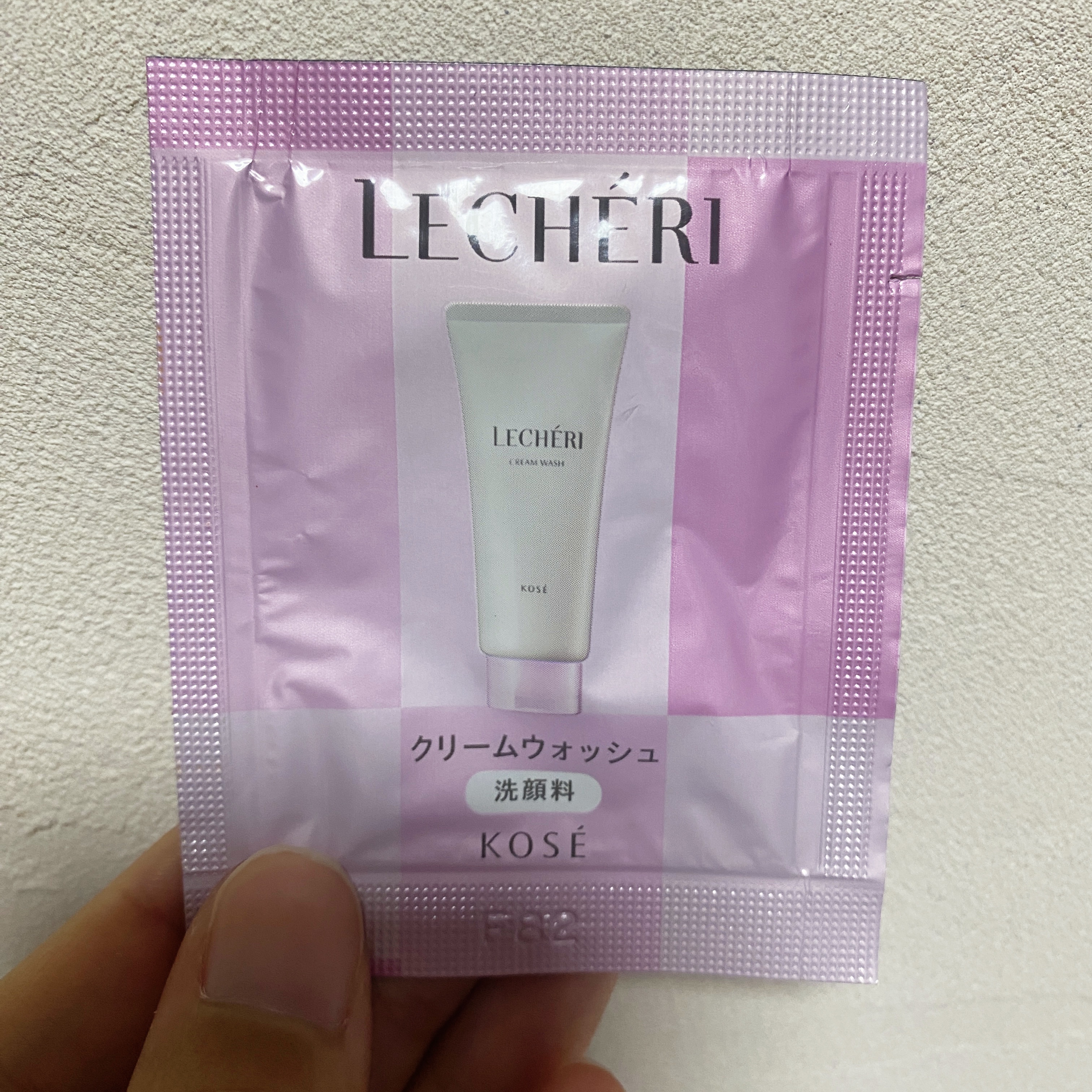 クリームウォッシュ/ルシェリ/洗顔フォームを使ったクチコミ（1枚目）