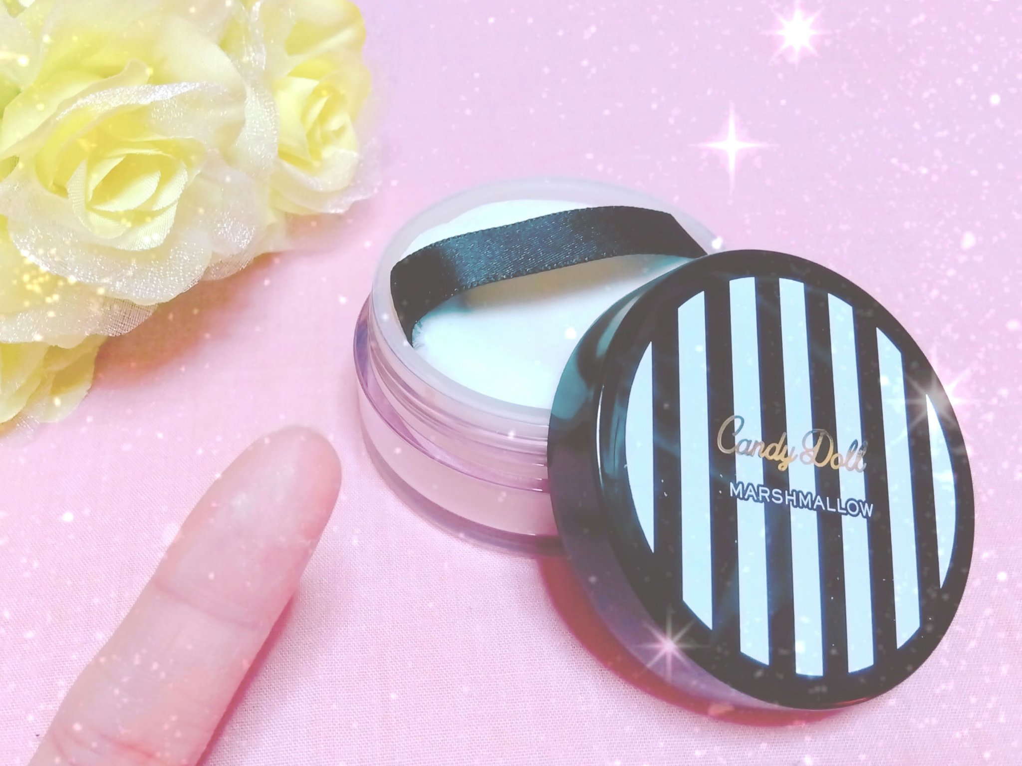 フェイスパウダー＜マシュマロ＞/CandyDoll/ルースパウダーを使ったクチコミ（2枚目）