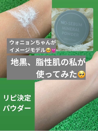 ノーセバム　ミネラルパウダー　N/innisfree/ルースパウダーを使ったクチコミ（1枚目）