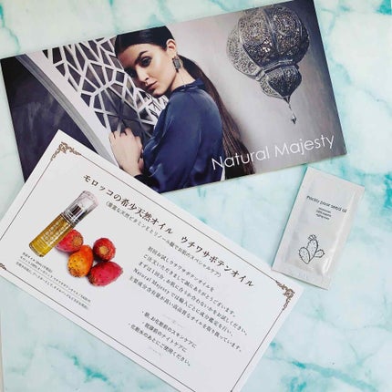 モロッコ100%オーガニック ウチワサボテンオイル/Natural Majesty/フェイスオイルを使ったクチコミ(1枚目)